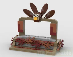 Minifigure Thanksgiving Display Stand
