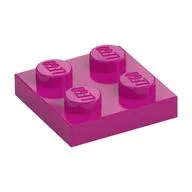 Plate 2 x 2 / Magenta