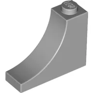 Brick Curved 1 x 3 x 2 Inverted [Inside Bow] / Light Bluish Gray