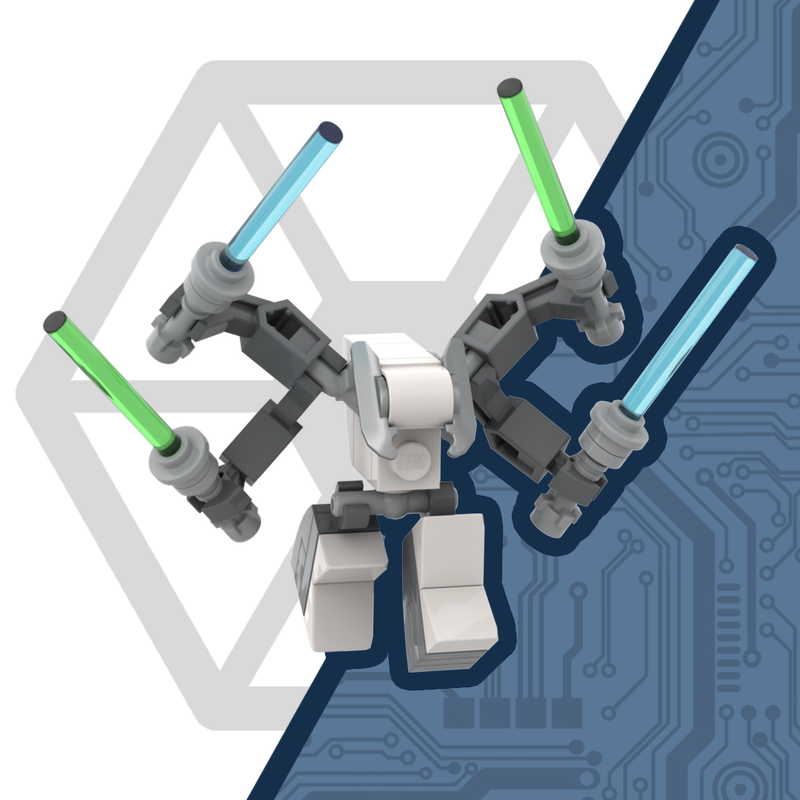 Lego Brick Built General Grievous