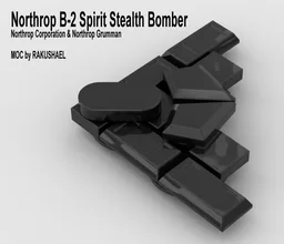 B-2 Spirit / B2 Stealth Bomber - Microscale