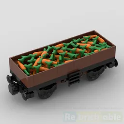Carrot transport train car