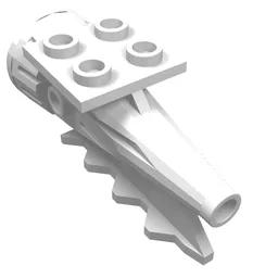 Tail 4 x 2 x 2, Rocket / White