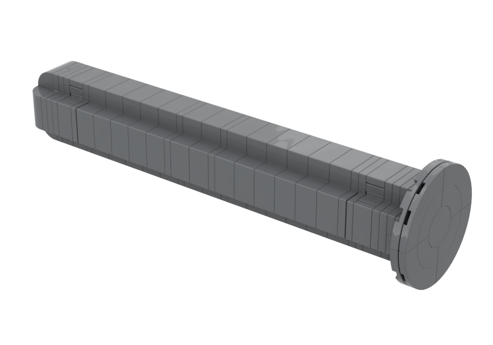 Lego Upscaled Technic Axle 4L With Stop