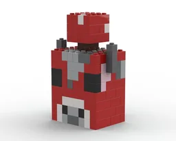 Minecraft - Mushroom Cow Head