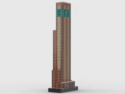 Carnegie Hall Tower at 1/650th Scale