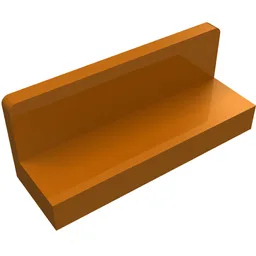 Panel 1 x 3 x 1 / Dark Orange