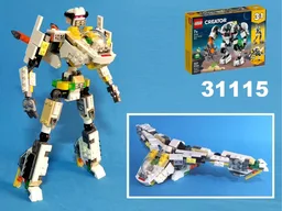 Transformer Benatar ship from LEGO Creator 31115: Space Mining Mech