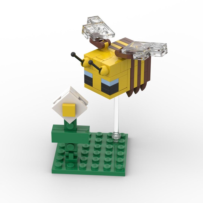 Lego Bee and White ox-eye