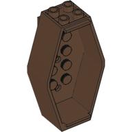 Lego Sarcophagus / Coffin 2 x 4 x 6 Bottom / Brown