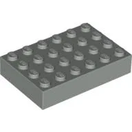 Brick 4 x 6 / Light Gray