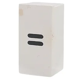Tile Special 1 x 2 x 5/6 with Stud Hole in End with '=' Print