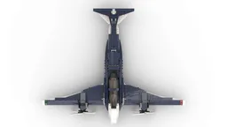 31039 Dual propeller plane