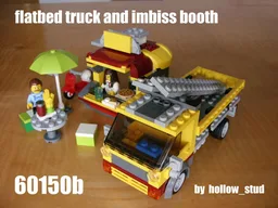 60150b Flatbed Truck & Imbiss Booth