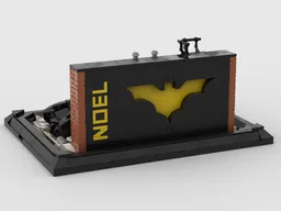 Noël Batmobile Display Scene