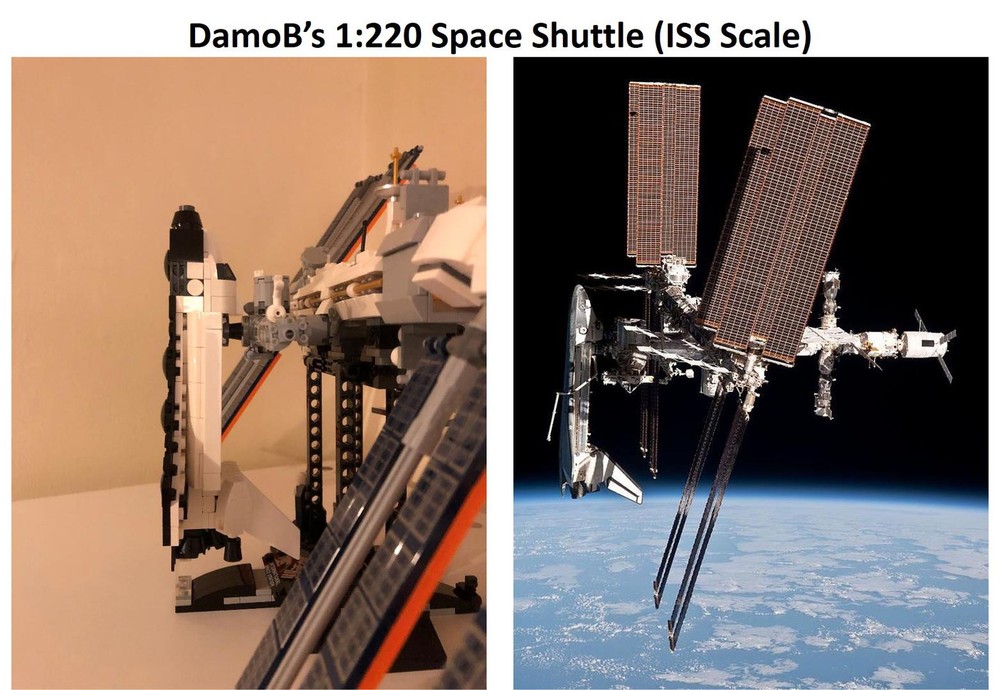 Lego DamoB's ISS Scale Space Shuttle