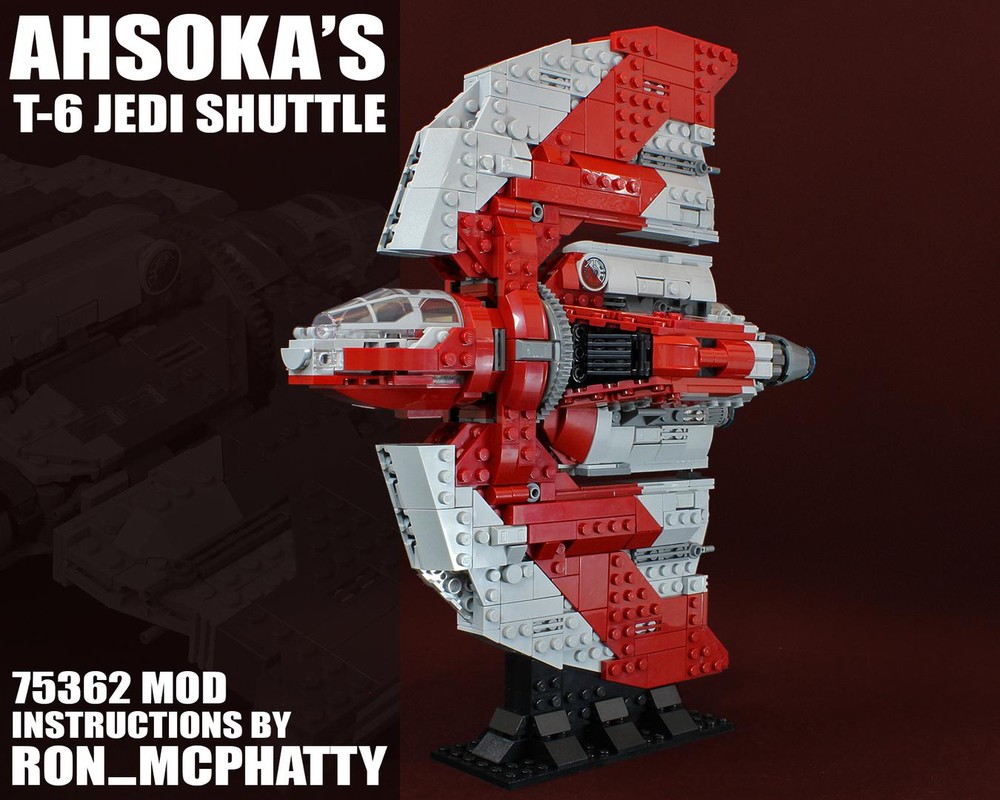 Lego Ahsoka Tano's T-6 Jedi Shuttle set 75362 MOD