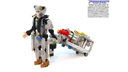 Foldable Armed Backpack Helicopter