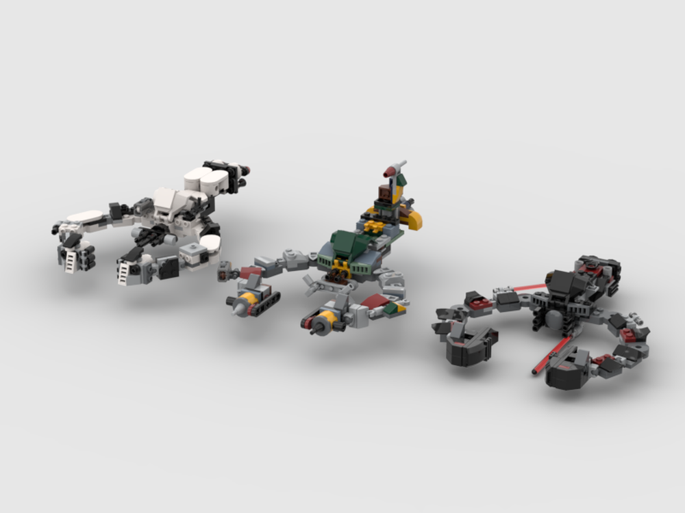 Lego All 3r racing(mech) speeders 75368-70