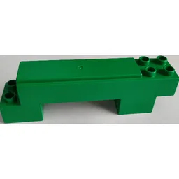 Duplo Road Section Straight 2 x 7 x 2 / Green