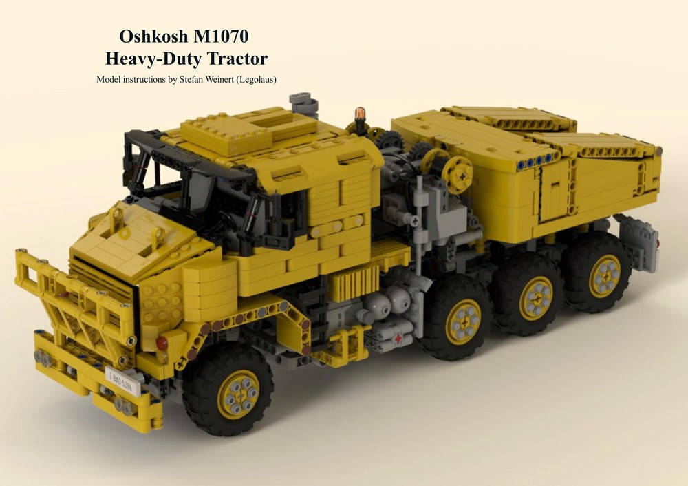 Lego Oshkosh M1070 HET (Heavy Equipment Transporter) Civil-Version Truck