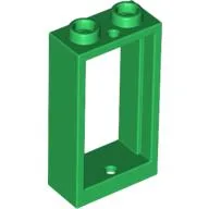 Window 1 x 2 x 3 Flat Front / Green