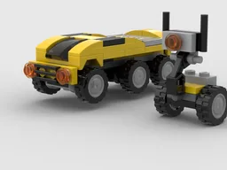 Futuristic Truck and Segway