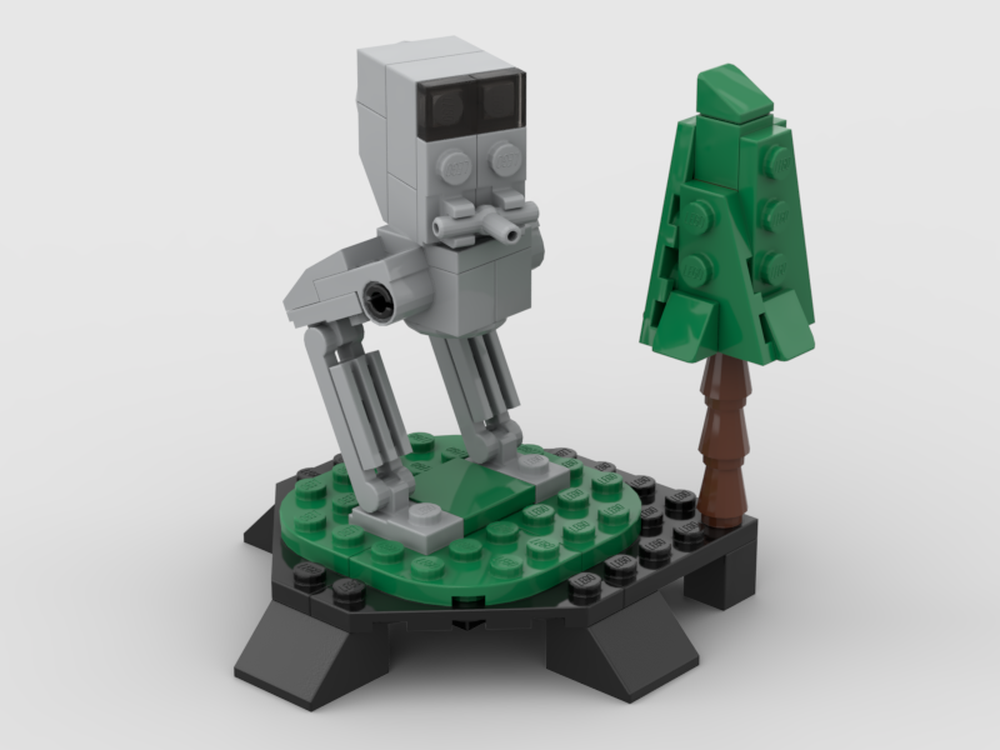 Lego Micro AT-ST Diorama