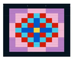 Flower design coaster