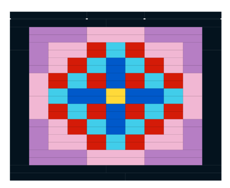 Lego Flower design coaster