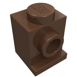 Brick Special 1 x 1 with Headlight / Brown