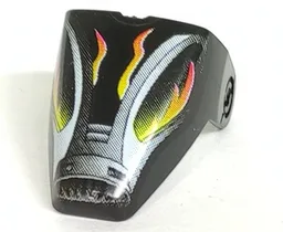 Large Figure Visor / Limb Cover, Armour with Flare Print