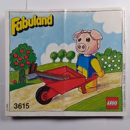 Percy Pig's Wheelbarrow