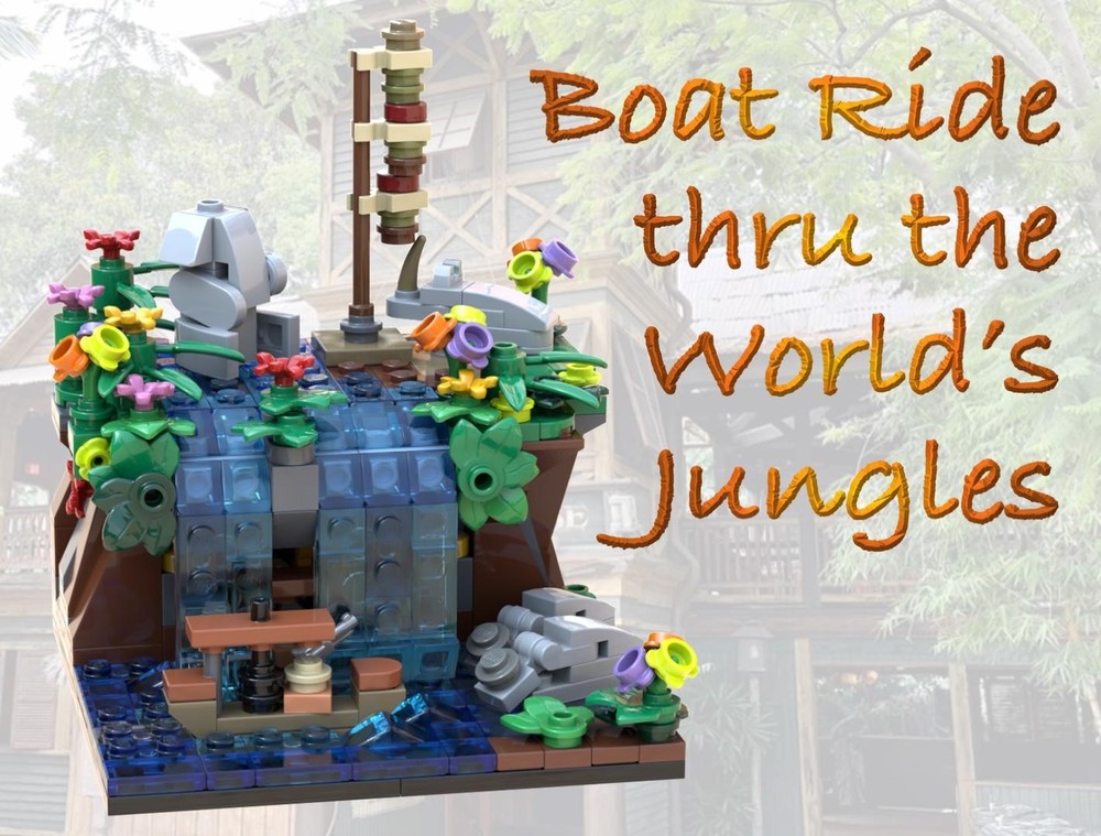 Lego Boat Ride thru the World's Jungles