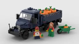 Praga V3S Flatbed - Pumpkin harvest