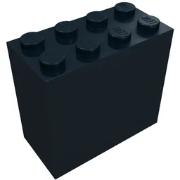 Brick 2 x 4 x 3 / Black