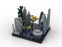 Coruscant Pursuit - Zam Wesell Speeder Chase Micro - Episode II