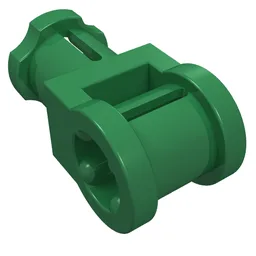 Technic Axle Connector with Axle Hole / Green