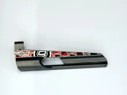 Technic, Panel Fairing # 8 Small Long, Large Hole, Side B with '9' and White, Black and Red Pattern (Sticker) - Set 8475