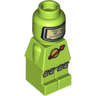 Lego Microfig Lunar Command Lime