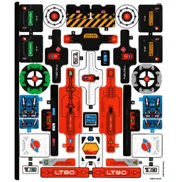 Sticker Sheet for Set 42180-1 / [No Color/Any Color]