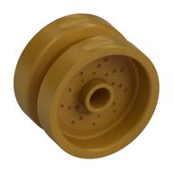 Lego Wheel 18 x 12 with Pin Hole and Stud / Pearl Gold