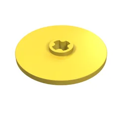 Technic Disc 3 x 3 / Yellow