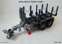 Claas Xerion Timber Trailer