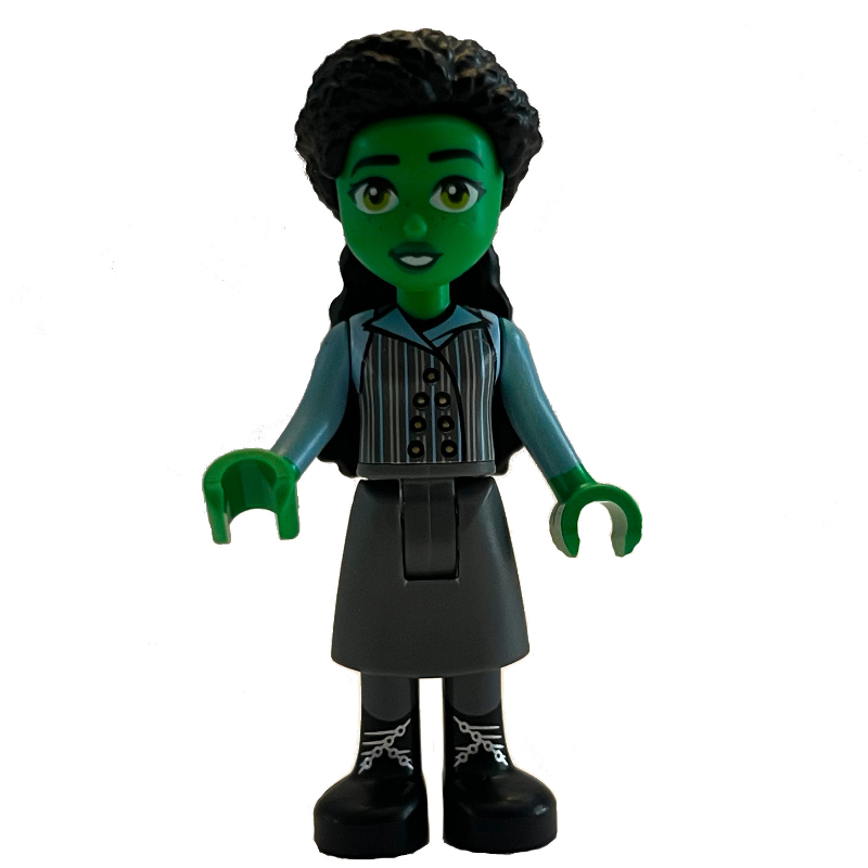 Lego Elphaba, Dark Bluish Grey Dress
