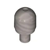 Light Cover 1 x 1 Round with Internal Bar / Bionicle Barraki Eye / Flat Silver