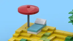 Small 16 x 16 beach