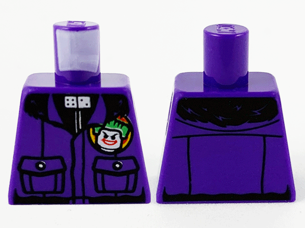 Lego Torso Jacket with Pockets and Joker Logo Pattern
