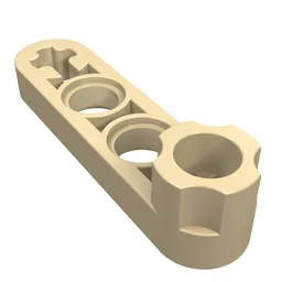 Technic Beam 1 x 4 Thin with Stud Connector / Tan