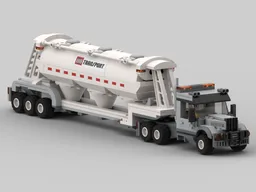 Transport Truck & Dry Bulk Trailer